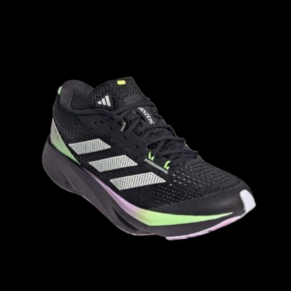 Adidas Adizero SL Running Womens Black Green Spark Zero Metallic